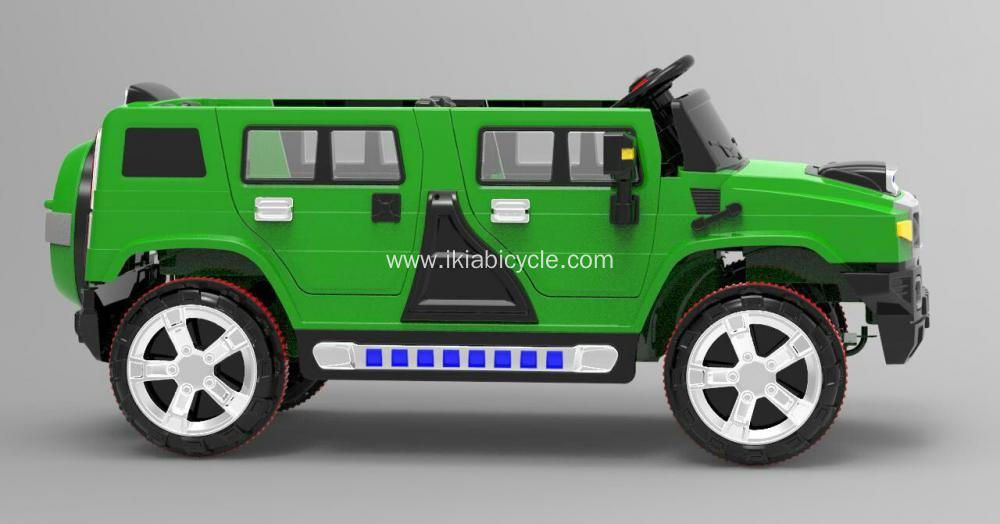 Auto elettrica Green Color Ride sull’auto