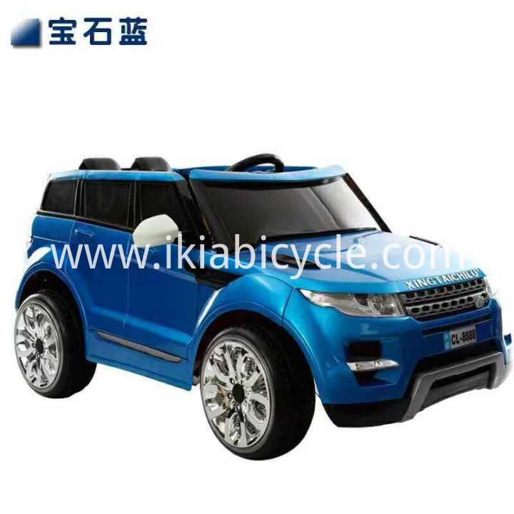 Blue Color Kid Toy Ride in macchina