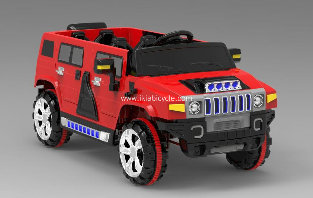 Auto per bambini elettrici colorati colorati a quattro ruote