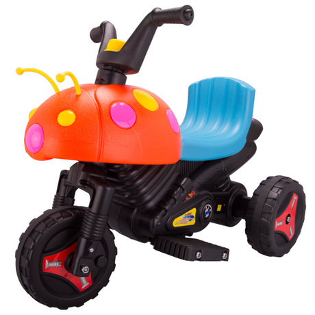 Triciclo elettrico per bambini con parti del sedile posteriore